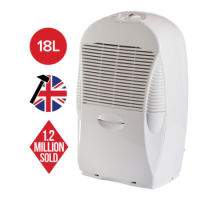 GRADE A1 - Ebac 18 L Dehumidifier Electronic Controls up to 5  bed house 1 Year warranty