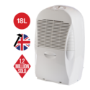 GRADE A1 - Ebac 18 L Dehumidifier Electronic Controls up to 5  bed house 1 Year warranty