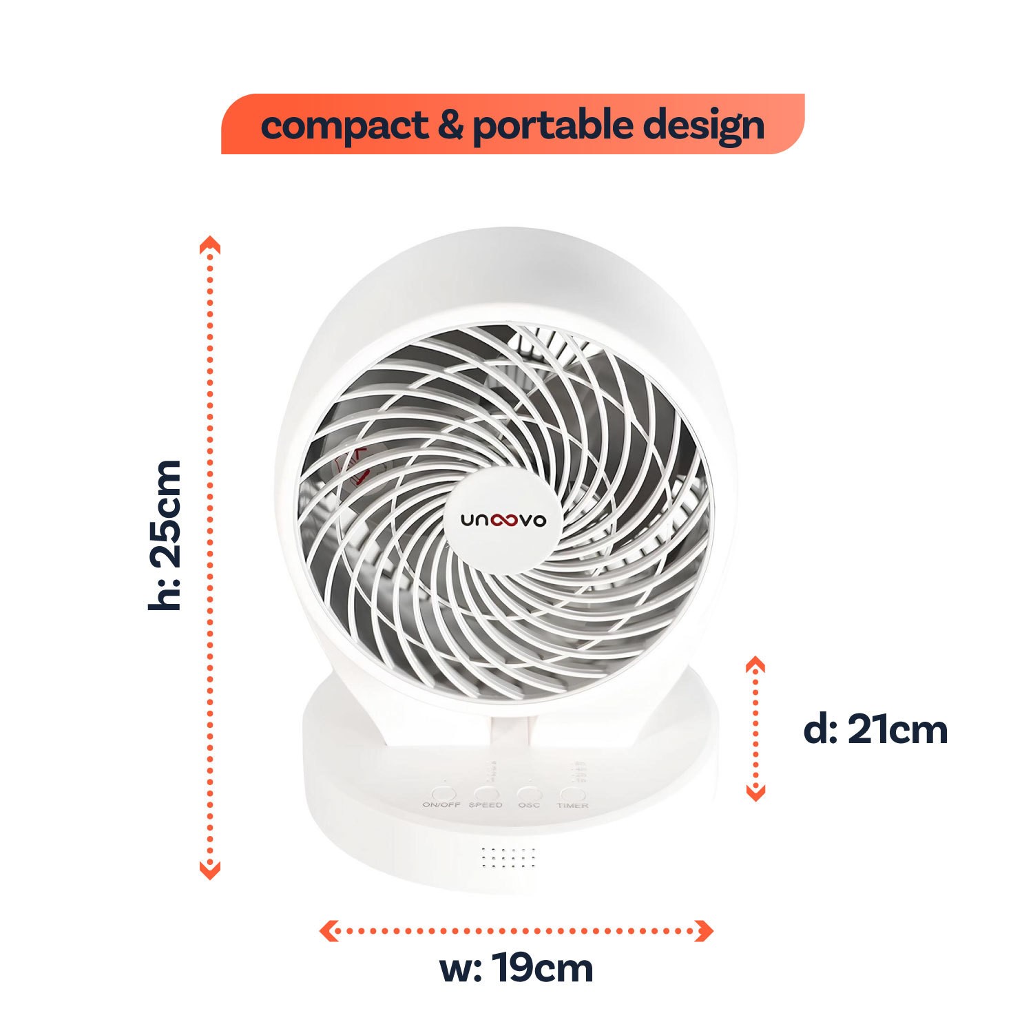 7 Inch Panel Fan Buy 7 Inch Oscillating Desk Fan - Powerful & Compact from Aircon Direct