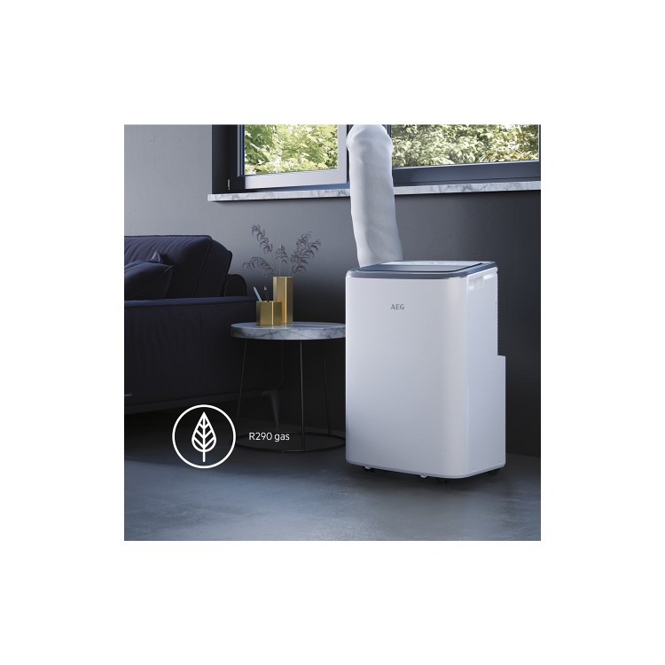 Refurbished AEG 9000 BTU Portable  Air Conditioner for rooms up to 21 sqm - AXP26U338CW