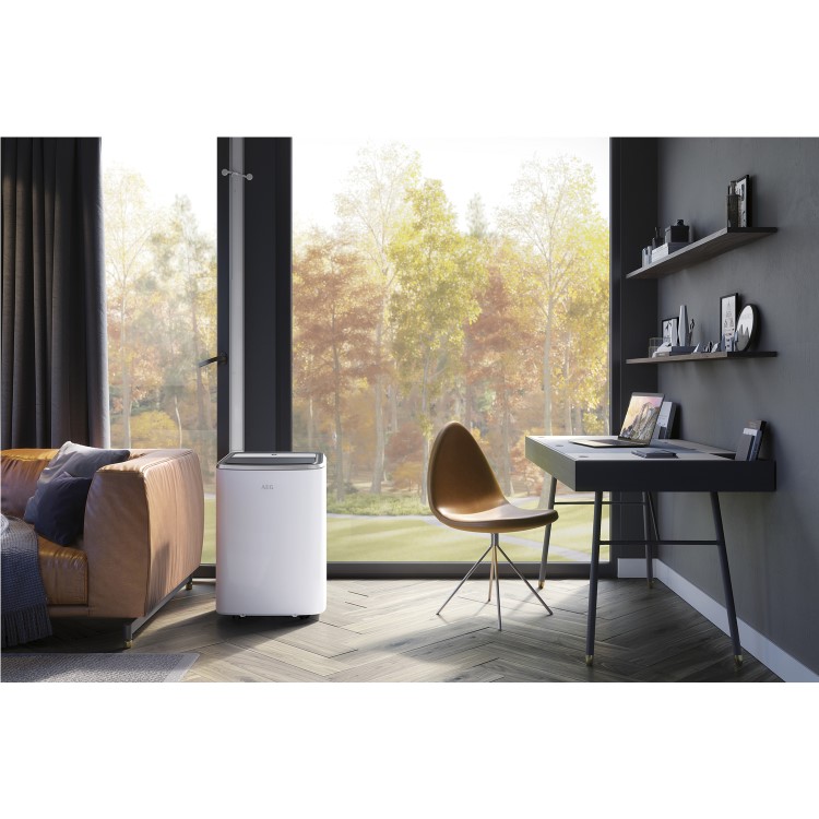 Refurbished AEG 9000 BTU Portable  Air Conditioner for rooms up to 21 sqm - AXP26U338CW