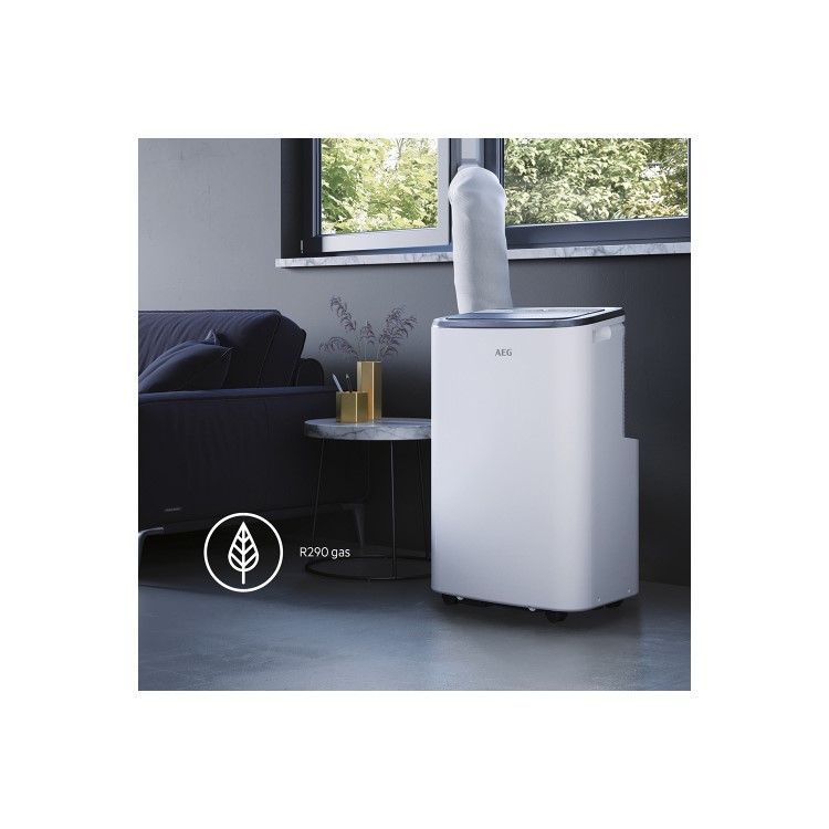 AEG 9000 BTU Portable Air Conditioner with heating for rooms up to 21 sqm 