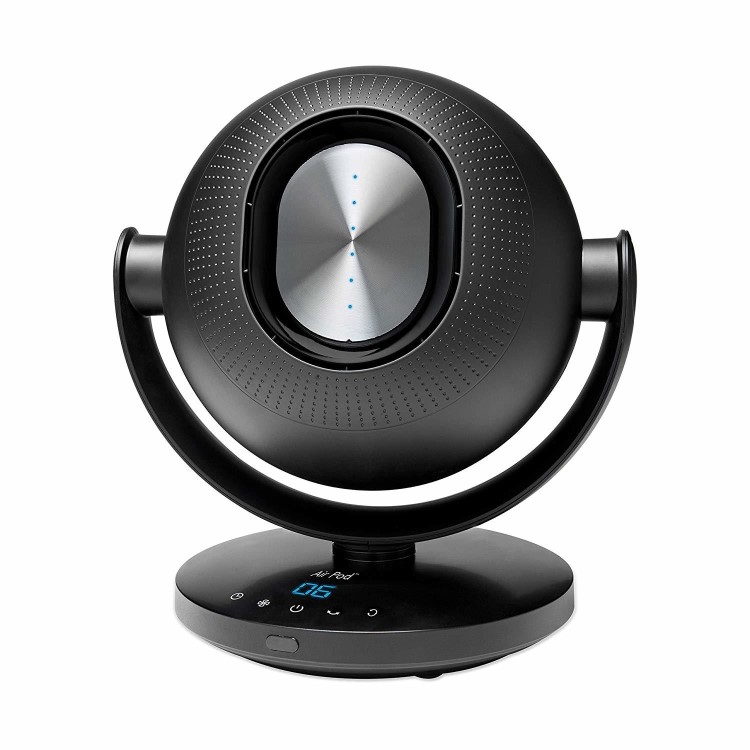 AirPod 10 inch Bladeless Fan with 6 Speeds and Oscillation Function - Black