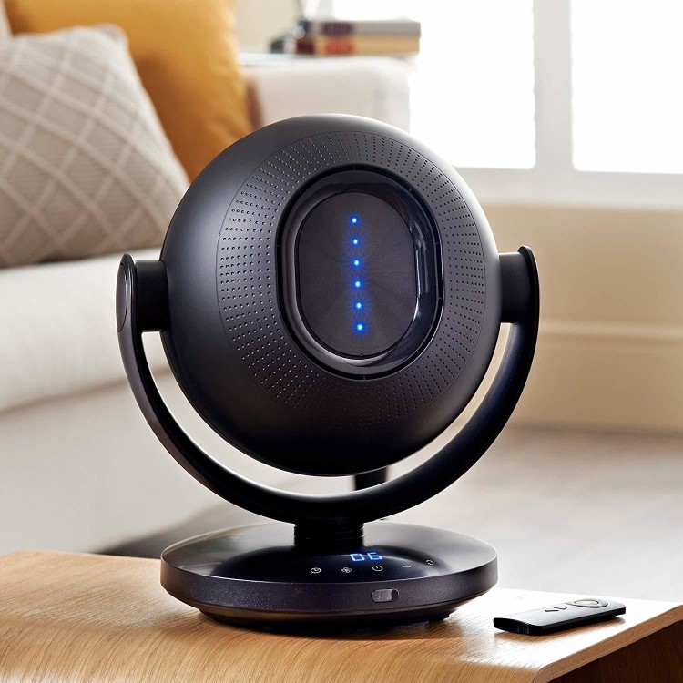 AirPod 10 inch Bladeless Fan with 6 Speeds and Oscillation Function - Black