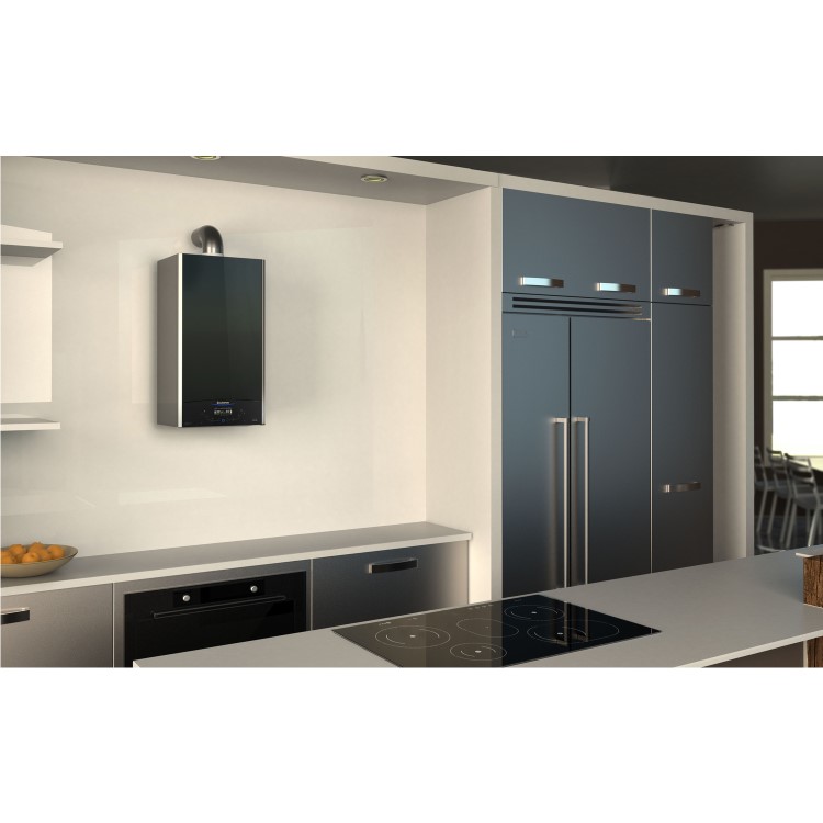 Ariston Alteas One Net 35 Kw Black A+ Combi Boiler with Alexa WiFi with Free Cube R Net and Horizontal Flue Kit  - 12 Year warranty