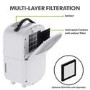 Refurbished electriQ Aqua-Dry 5L Compact Compressor Dehumidifier with Anti-Odour Filter