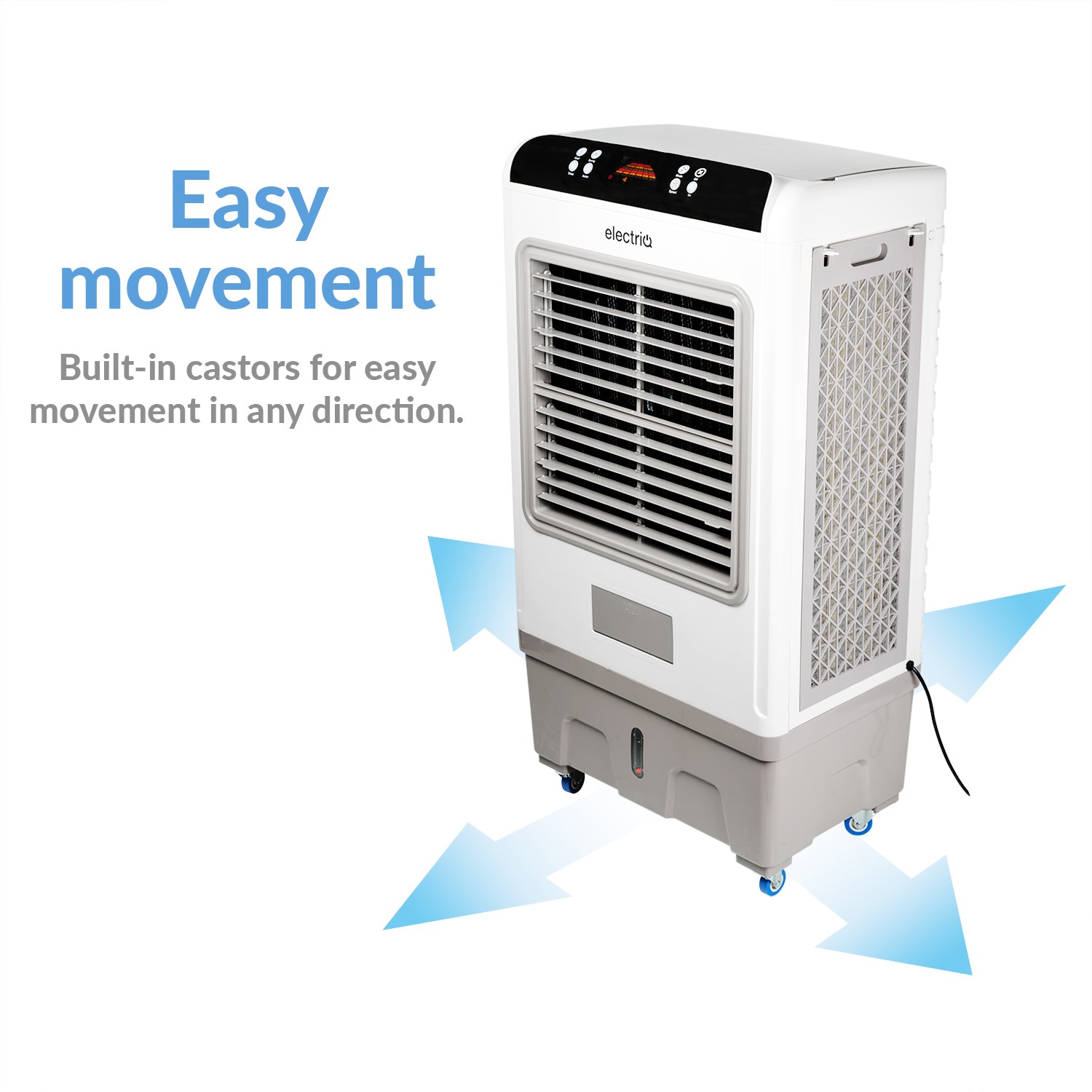 Buy GRADE A3 ElectriQ 60L Evaporative Air Cooler And Air Purifier 