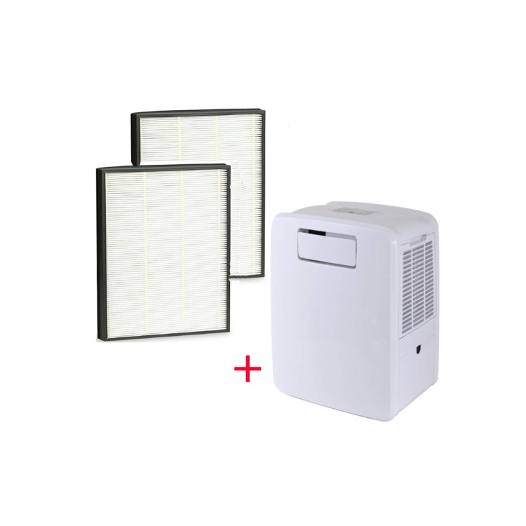 Aircube 3000 BTU Air Conditioner Dehumidifier and Humidifier for rooms up to 10 sqm and filter pack bundle 