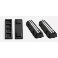Bundle of 1 set of Rubber Floor Stand ACBFS600AR & 1 set of Base ACBFS600ARBase 600mm Length 145mm Height in total &ndash; For Air Conditioners & Heat Pumps up to 400 kg