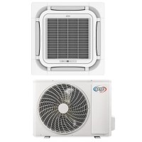 CASMS10 Argo 38000 BTU Ceiling Cassette Air Conditioner with Heat Pump Wired Controller and WiFi