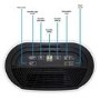 Refurbished electriQ 12 Litre Dehumidifier with Digital Humidistat and Air Purifier
