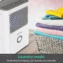 GRADE A2 - electriQ 10 Litre Dehumidifier with Humidistat Laundry Mode and Odour Filter