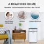 Refurbished electriQ 12 Litre Low Energy UV Ioniser Antibacterial Dehumidifier
