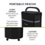 GRADE A3 - electriQ 20 Litre Black Low Energy UV Antibacterial Dehumidifier with HEPA Air Purifier