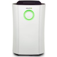 GRADE A3 - electriQ 12L Low-Energy Laundry Dehumidifier and Anti-Bacterial UV/HEPA Air Purifier 