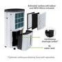 Refurbished electriQ 12 Litre Low Energy UV Ioniser Antibacterial Dehumidifier