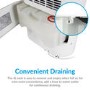 GRADE A3 - electriQ 12 Litre Low Energy UV Antibacterial Dehumidifier