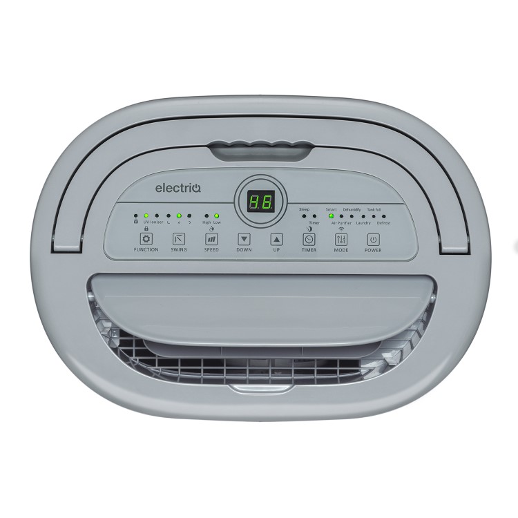 Refurbished electriQ 20 Litre Smart App Alexa Low Energy Dehumidifier with UV Air Purifier. SKU_ CD20PRO-LE