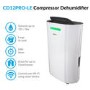 GRADE A2 - electriQ 12L Low Energy Smart App Wi-Fi Alexa Dehumidifier for up to 3 bed house with UV Air Purifier 