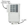 Refurbished electriQ 12 Litre Smart App Alexa Low Energy Dehumidifier and HEPA Air Purifier