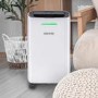 GRADE A3 - electriQ 12 Litre Dehumidifier for 3 bed house with Digital Humidistat and Air Purifier