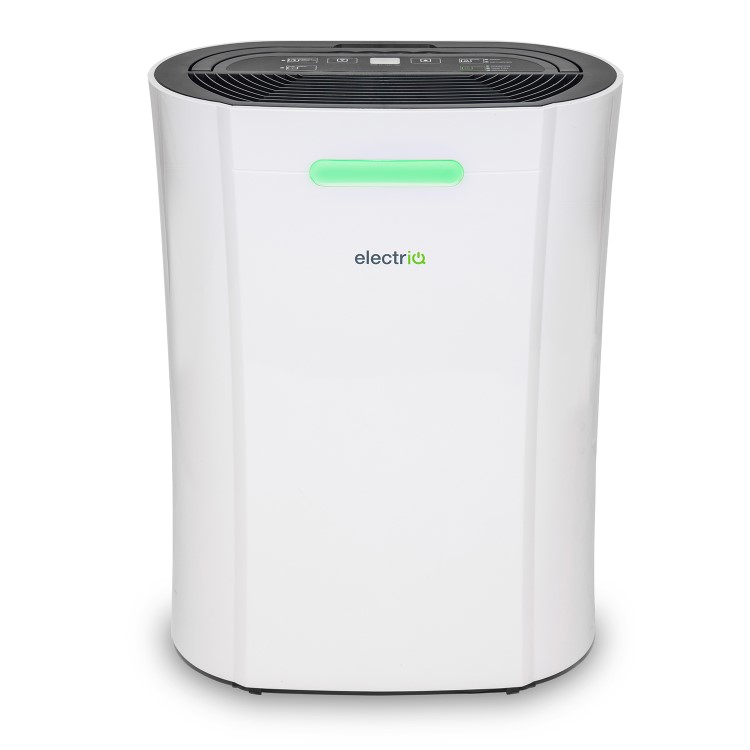 GRADE A1 - electriQ 12 Litre Smart App Alexa Dehumidifier with Digital Humidistat and Air Purifier