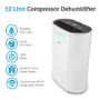 GRADE A2 - electriQ 12 Litre Smart App Alexa Dehumidifier with Digital Humidistat and Air Purifier