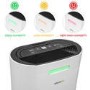 GRADE A3 - electriQ 12 Litre Dehumidifier for 3 bed house with Digital Humidistat and Air Purifier