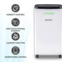 Refurbished electriQ 12 Litre Low Energy Smart App Alexa Dehumidifier with Digital Humidistat and Air Purifier