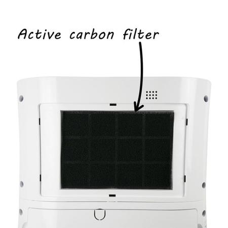 Refurbished electriQ 12 Litre Dehumidifier with Digital Humidistat and Air Purifier