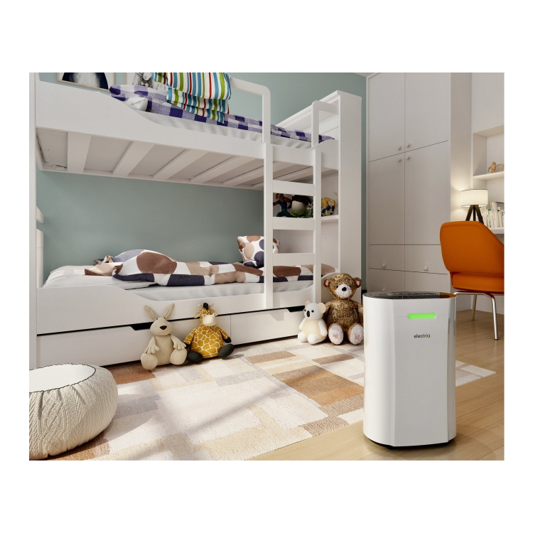GRADE A1 - electriQ 12 Litre Smart App Alexa Dehumidifier with Digital Humidistat and Air Purifier