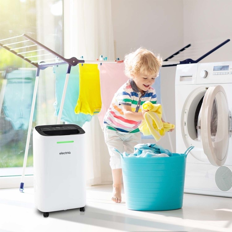 electriQ Essential 12L Quiet Low-Energy Dehumidifier