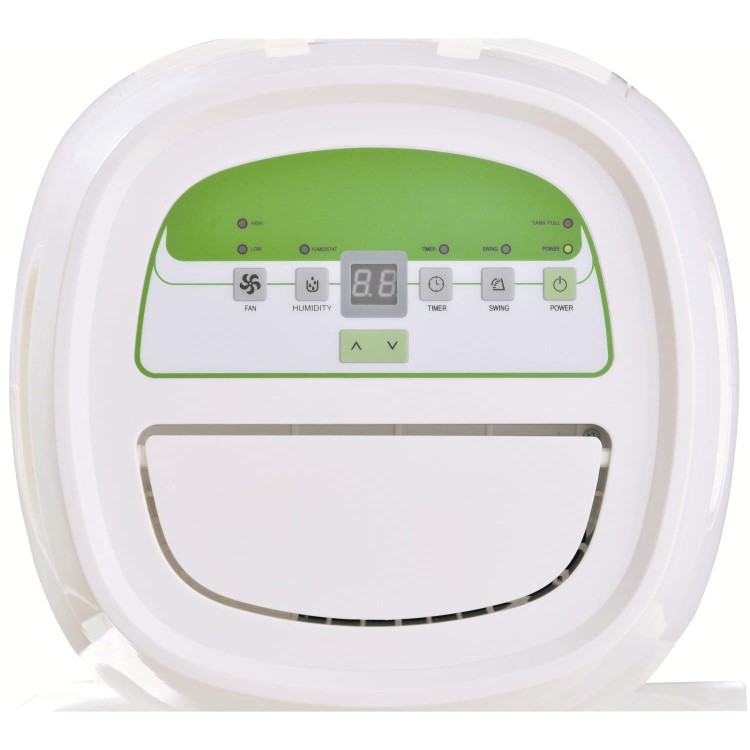 GRADE A1 - As new but box opened - ElectriQ 16L Quiet Low Energy Digital Dehumidifier for flats and  up to 4 beds homes