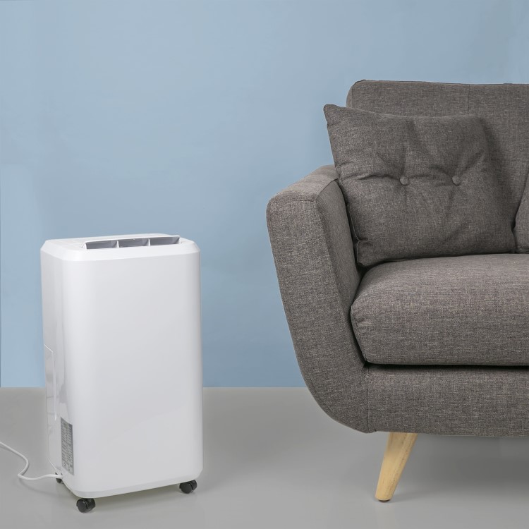 Refurbished electriQ 20 Litre Dehumidifier with Humidistat and Carbon Filter