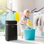 GRADE A3 - electriQ 20 Litre Black Low Energy UV Antibacterial Dehumidifier with HEPA Air Purifier