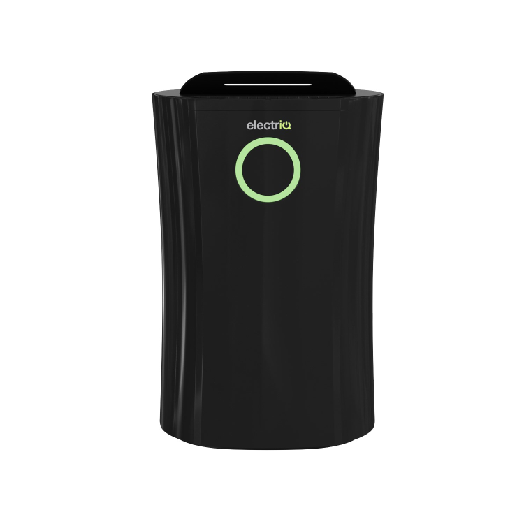 Refurbished electriQ 20 Litre Black Low Energy UV Antibacterial Dehumidifier with HEPA Air Purifier