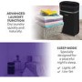 GRADE A3 - electriQ 20 Litre Black Low Energy UV Antibacterial Dehumidifier with HEPA Air Purifier