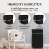 electriQ 20L Low-Energy Quiet Laundry Dehumidifier and HEPA UV Air Purifier - Black