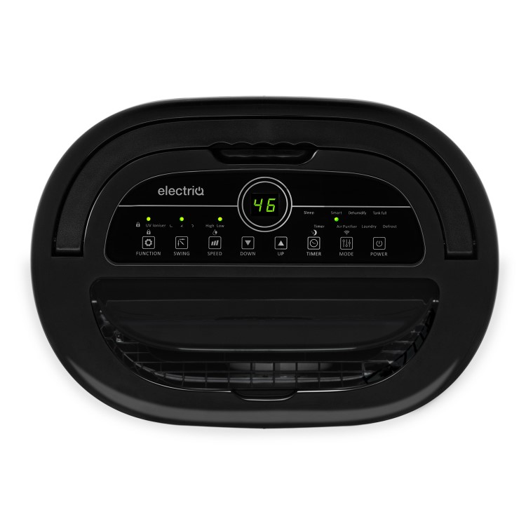 Refurbished electriQ 20 Litre Low Energy UV Antibacterial Dehumidifier with HEPA Air Purifier