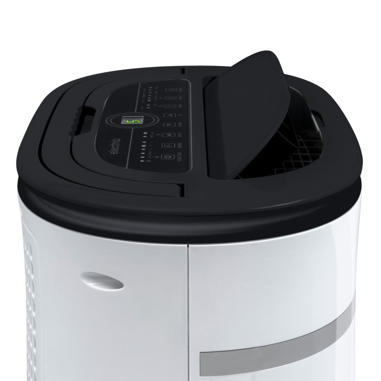 Refurbished electriQ 20 Litre Low Energy UV Antibacterial Dehumidifier with HEPA Air Purifier