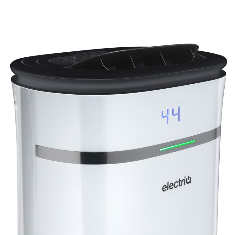 Refurbished electriQ 20 Litre Low Energy UV Antibacterial Dehumidifier with HEPA Air Purifier