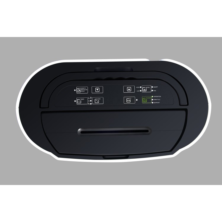 GRADE A3 - electriQ 20L Low Energy Anti-Bacterial Dehumidifier for 2 to 5 bed houses - WHICH Best Buy CD20LE-V2