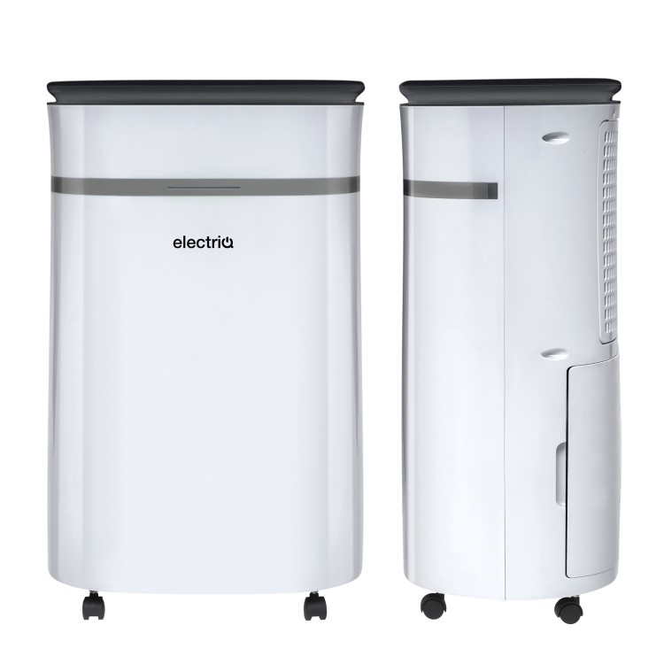 Refurbished electriQ 20 Litre Low Energy UV Antibacterial Dehumidifier with HEPA Air Purifier