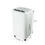 Refurbished electriQ 20 Litre Dehumidifier with Humidistat and Carbon Filter