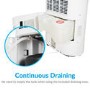 GRADE A1 - electriQ 20 Litre Dehumidifier with Humidistat for 2 to 5 Bed Homes