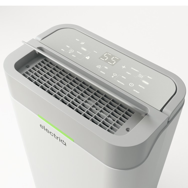 electriQ EcoPlus 25L Low-Energy Smart Laundry Dehumidifier & True HEPA Air Purifier