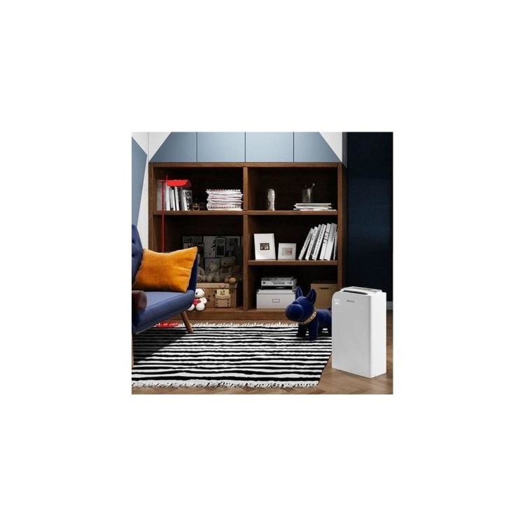 GRADE A3 - electriQ 25 Litre Smart App Alexa Low Energy Dehumidifier with True Hepa and UV Air Purifier