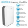 GRADE A2 - electriQ 25 litre Low Energy WIFI Smart Dehumidifier with True HEPA and UV Air Purifier
