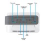 GRADE A2 - electriQ 25 Litre Smart App Alexa Low Energy Dehumidifier with True Hepa & UV Air Purifier