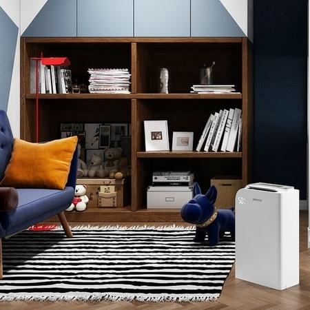 GRADE A2 - electriQ 25 litre Low Energy WIFI Smart Dehumidifier with True HEPA and UV Air Purifier
